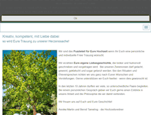 Tablet Screenshot of hochzeitsredner.com